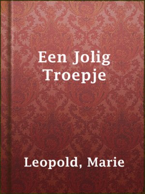 cover image of Een Jolig Troepje